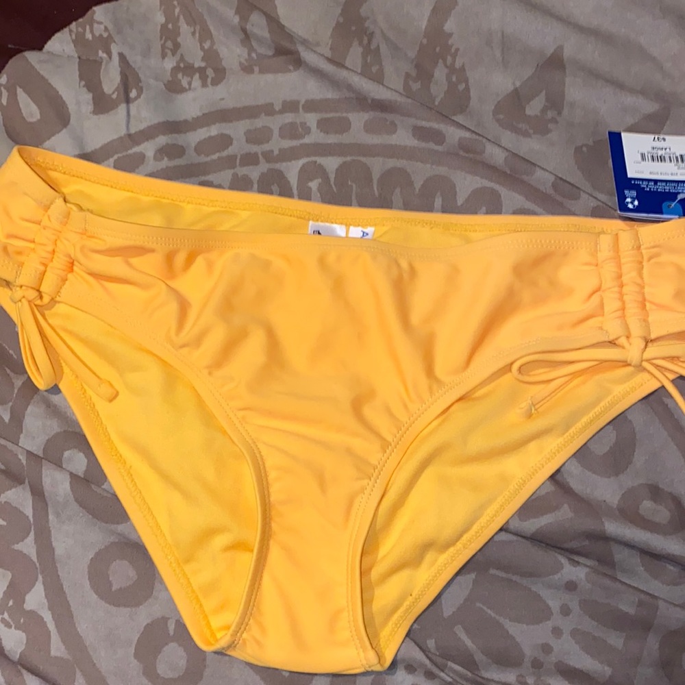 Brand new bright yellow bikini bottom